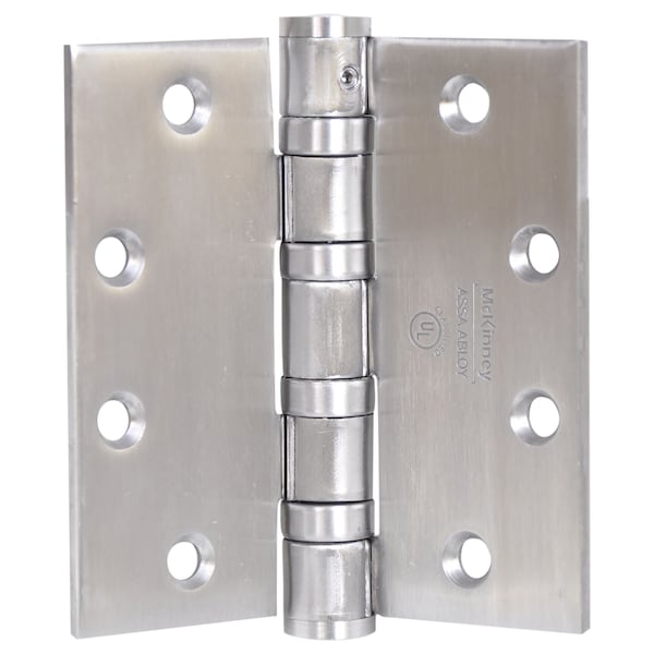 Oil Bearing Butt Hinge, 5" x 4-1/2", US26D, NRP, Heavy